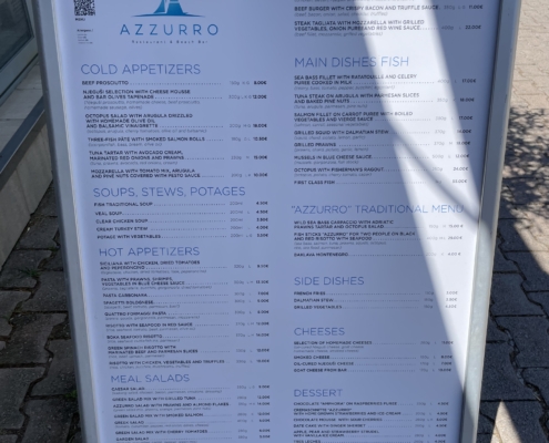 Prices in Montenegro