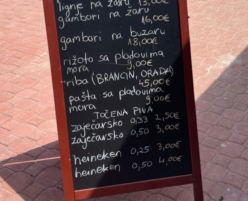 Prices in Montenegro