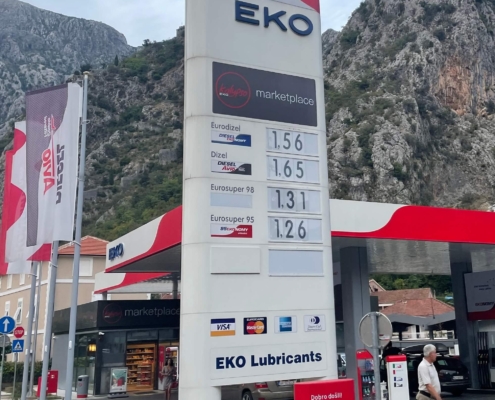 Prices in Montenegro